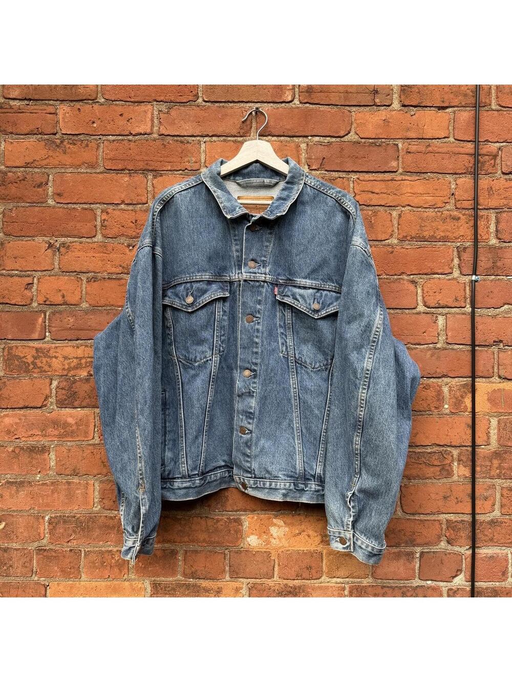vintage Levi’s western back jean jacket 90s XL